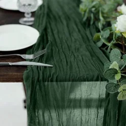 10FT Moss Green Cheesecloth Table Runner, Gauze Fabric Boho Wedding Arbor Decor -Kitchen Island Sale 41j7kvuCoML