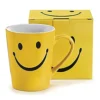 1 X Smiley Happy Face 14 Oz Stoneware Coffee Mug/Cup