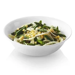 Livingware 1-quart Glass Serving Bowl, Winter Frost White, Pack Of 4