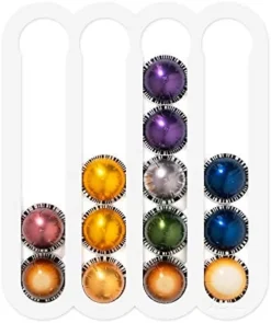 Coffee Pod Holder For Nespresso Vertuo Capsules - Magnetic Holder Suitable To Be Mounted On The Fridge (Black) -Kitchen Island Sale 41jIDCy2sWL. AC