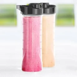 Black & Decker PBJ2000 FusionBlade 20 Ounce BPA-Free Personal Blender Jars (2-Pack With Travel Lids) -Kitchen Island Sale 41jR4B7KIRL