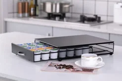 K Cup Holder Drawer, Coffee Pod Holder For K Cup Organizer, Keurig Coffee Pods Holder Capsule With 35 Pods, Black -Kitchen Island Sale 41jRDTxK9EL
