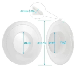 (2Pack)- Mixers Bowl Covers Compatible With KitchenAid 5/6 Quart Bowl Fermentation Lid -Lift Models KV25G And KP26M1X KSM150 -Kitchen Island Sale 41jbIhHHW6L