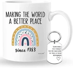 40th Birthday Gifts Women, 1983 Birthday Gifts For Women, 40 Year Old Birthday Gifts For Women, 40th Birthday Gift Ideas, 40 Birthday Gifts For Women, 40th Birthday Cups, Forty Mug -Kitchen Island Sale 41jnurU2ICL. AC