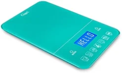 Touch III 22 Lb (10 Kg) Digital Kitchen Scale With Calorie Counter In Tempered Glass, Teal Blue -Kitchen Island Sale 41kOQ0u1L L. AC