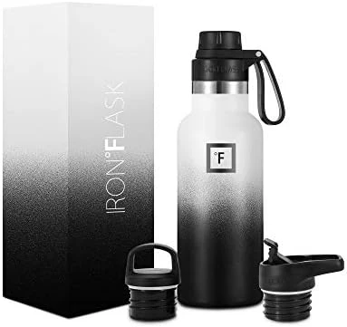 Ports Water Bottle - 24 Oz, 3 Lids (Spout Lid), Leak Proof, Vacuum Insulated Stainless Steel, Hot Cold, Double Walled, Thermo Mug, Standard Metal Canteen 8 Ports Water Bottle - 24 Oz, 3 Lids (Spout Lid), Leak Proof, Vacuum Insulated Stainless Steel, Hot Cold, Double Walled, Thermo Mug, Standard Metal Canteen - Image 8