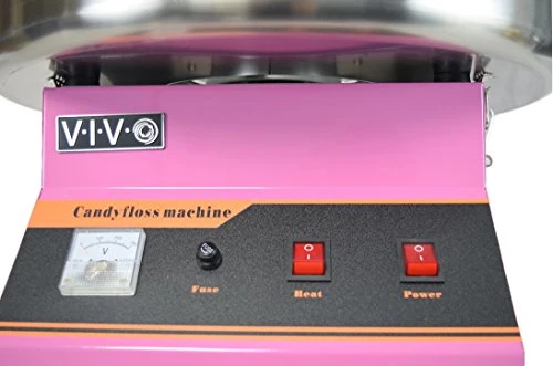VIVO Pink Electric Commercial Cotton Candy Machine, Candy Floss Maker CANDY-V001 4 VIVO Pink Electric Commercial Cotton Candy Machine, Candy Floss Maker CANDY-V001 - Image 4