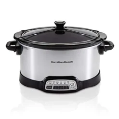 Hamilton Beach Programmable 5 Quart Slow Cooker (33453), Black