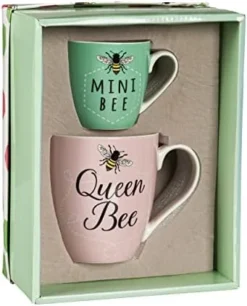 Queen Bee Mini Bee Mommy And Me Ceramic Cups | Gift Set Of 2 | Maternity Mothers Day Gift | Ceramic Coffee Hot Chocolate Milk Mugs | Gift Box Included 10 Queen Bee Mini Bee Mommy And Me Ceramic Cups | Gift Set Of 2 | Maternity Mothers Day Gift | Ceramic Coffee Hot Chocolate Milk Mugs | Gift Box Included -Kitchen Island Sale 41kmr8nIMVL. AC