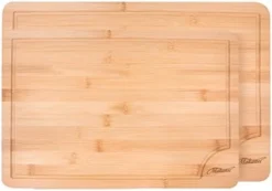 Bamboo Cutting Board Large 15 Inch, With Juice Groove, Handles On Both Sides For Easy Pick Up, Smooth Surface, For Kitchen And Party, Cut Raw Food Such As Meat, Beef And Chicken -Kitchen Island Sale 41kqtMboHoL. AC