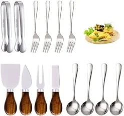 14 Pcs Cheese Spreader Set, Stainless Steel Butter Knife, Mini Tongs, Serving Spoon And Fork, Used For Cheese Spreader Knives For Cheese, Butter, Jam 15 14 Pcs Cheese Spreader Set, Stainless Steel Butter Knife, Mini Tongs, Serving Spoon And Fork, Used For Cheese Spreader Knives For Cheese, Butter, Jam -Kitchen Island Sale 41krXnUqAAL. AC