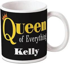 Prescription Personalized Ceramic Coffee Mug - Large 11 Ounce Size, Funny Novelty Mugs, Add A Name, Microwave And Dishwasher Safe Cup, Customizable Gifts For Friends -Kitchen Island Sale 41l0DCbR73L. AC