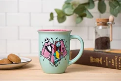 Disney Nightmare Before Christmas Jack And Sally Misfit Love Wide Rim Ceramic Mug, 16 Ounces -Kitchen Island Sale 41lBcQmjmYS