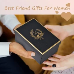 Est Friends, Friendship Gifts For Women Birthday Gifts For Women Perfect Birthday Gifts Ideas For Her, Friends Female, Sister, Besties, BFF Ceramic Marble Coffee Mug Gifts Box Printed Gold 14oz Pink -Kitchen Island Sale 41lRMcmZViL