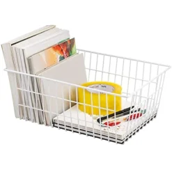 15.2" Metal Wire Baskets For Organizing 6 Pack, Household Pantry Storage Freezer Organizer Bins With Handles, Freezer Baskets For Upright Freezer, Refrigerators, Kitchen Cabinets, White 16 15.2" Metal Wire Baskets For Organizing 6 Pack, Household Pantry Storage Freezer Organizer Bins With Handles, Freezer Baskets For Upright Freezer, Refrigerators, Kitchen Cabinets, White -Kitchen Island Sale 41lVQtdSacL
