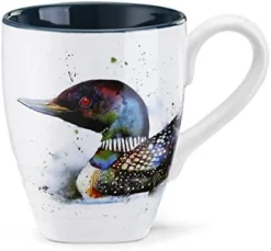 Dean Crouser Spring Cardinal Watercolor Yellow 16 Ounce Glossy Ceramic Stoneware Bird Mug With Easy Grip Handle -Kitchen Island Sale 41n2Z wfaHL. AC