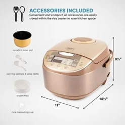 RC-6106 Aroma Professional 6 Cups Uncooked Rice, Slow Cooker, Food Steamer, MultiCooker, Champagne 7 RC-6106 Aroma Professional 6 Cups Uncooked Rice, Slow Cooker, Food Steamer, MultiCooker, Champagne -Kitchen Island Sale 41n9QFgoiiL