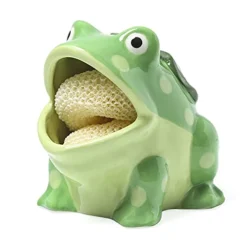 Ceramic Kitchen Scrubby Sponge Holder, Art Frog Collection, Adorable Home & Kitchen Decor -Kitchen Island Sale 41nFLsjlaQL