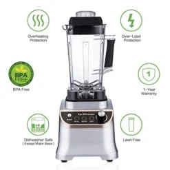 1200 Watts Powerful Blender Countertop High Speed With 51 Oz BPA Free Jar For Smoothies, Shakes, Frozen Drinks 11 1200 Watts Powerful Blender Countertop High Speed With 51 Oz BPA Free Jar For Smoothies, Shakes, Frozen Drinks -Kitchen Island Sale 41nRBlPh22L