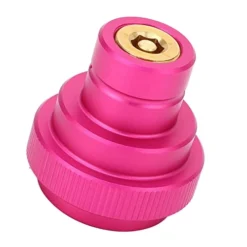 Soda Water CO2 Adapter, Good Sealing Easy Installation Polished Surface TR21 4 Thread CO2 Cylinder Connector Brass Aluminum Alloy Wear Resistance For Replacing (Pink) -Kitchen Island Sale 41nZXxdneVL