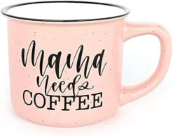 Mom Mug With Stylish Gift Box- Best Mom Ever Novelty Gifts For Mom Cute Coffee Mugs For Women - Pink Coffee Mug With Black Hand Lettering - 15 Oz Microwave And Dishwasher Safe. -Kitchen Island Sale 41oMqsjfFoL. AC