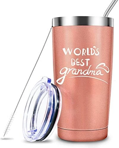 World's Best Grandma, Gifts For Grandma,Mothers Day Gifts For Grandma,Birthday,Grandparents Day,Christmas Gifts For Grandma,20 Ounce Stainless Steel Tumbler With Lid 7 World's Best Grandma, Gifts For Grandma,Mothers Day Gifts For Grandma,Birthday,Grandparents Day,Christmas Gifts For Grandma,20 Ounce Stainless Steel Tumbler With Lid - Image 7