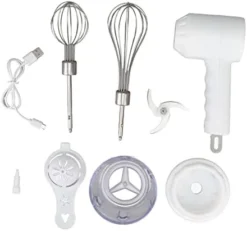 Multifunctional, Portable Handheld Mixer Cordless Electric Garlic Chopper Meat Grinder Electric Hand Mixer Baking Cake Cream Beaters (Green) -Kitchen Island Sale 41oR2bAUJnL. AC