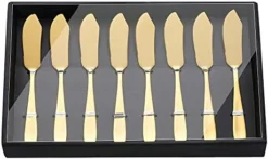 YDware Butter Knives, 18/10 Stainless Steel 6.10 Inch Rose Gold Cheese Spreader Knives Set In Black Gift Box, Dishwasher Safe, Set Of 8 -Kitchen Island Sale 41ofn0muV1L. AC