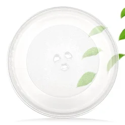 12" Microwave Plate Replacement, Compatible With Whirlpool Glass Turntable Tray, Equivalent To W10337247, W11367904
