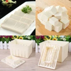 Tofu Press Mould (2PCS) Plastic DIY Homemade Tofu Maker Pressing Mold Kit +Soybean Curd Cheese Cloth Kitchen Tools 6 Tofu Press Mould (2PCS) Plastic DIY Homemade Tofu Maker Pressing Mold Kit +Soybean Curd Cheese Cloth Kitchen Tools -Kitchen Island Sale 41oztBVhL6L