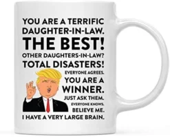 Funny President Donald Trump 11oz. Coffee Mug Gift, Terrific Mimi, 1-Pack, Hot Chocolate Christmas Birthday Drinking Cup Republican Political Satire For Family In Laws -Kitchen Island Sale 41pHvQgP3WL. AC