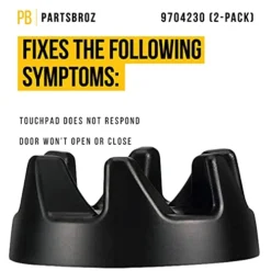 WP9704230 9704230 Blender Drive Coupler (2-Pack) By PartsBroz - Compatible KitchenAid Blender Replacement Parts - Replaces AP6013694 831718 PS11746921 - Installed By Turning CCW, Durable Materials