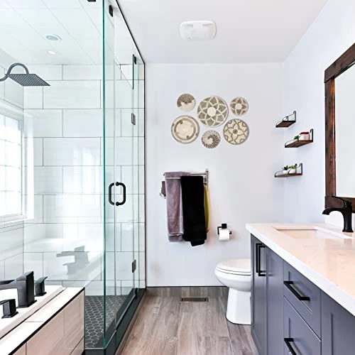 Handmade Woven Wall Basket Decor - Set Of 6 Hanging Seagrass Baskets For Rustic, Trendy, All Natural Home Decor With Boho Style | Decorative, Round Baskets Perfect For Stylish Wall Displays 5 Handmade Woven Wall Basket Decor - Set Of 6 Hanging Seagrass Baskets For Rustic, Trendy, All Natural Home Decor With Boho Style | Decorative, Round Baskets Perfect For Stylish Wall Displays - Image 5