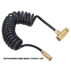 Airsoft Adapter Hose Set,Brass Coil Hose Extension Adapters For WETech Tokyo Marui VFC KWA 1500psi, Grill Connectors & Hoses