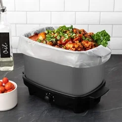 Slow Cooker & Pot Liners Fits 7 - 8 Quarts, Extra Large Pot Liners SIZE: 13'' X 21'' X 4'' Inches, 4" Gusset Bottom, Extra Large Pot Liners, 20 Pack -Kitchen Island Sale 41qRvbOC S. AC 1