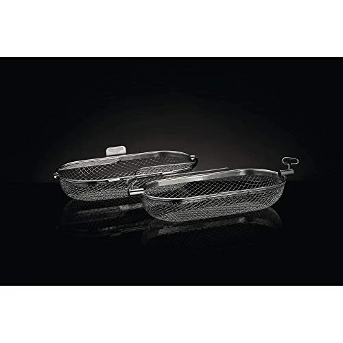 Napoleon 64000 Rotisserie Basket Grill Accessory, Stainless Steel & Barbecue Grill Accessory 62059 - Bristle-Free Triple-Row Grill Brush With Rolled Stainless Steel - BBQ Grill Maintenance Accessory 3 Napoleon 64000 Rotisserie Basket Grill Accessory, Stainless Steel & Barbecue Grill Accessory 62059 - Bristle-Free Triple-Row Grill Brush With Rolled Stainless Steel - BBQ Grill Maintenance Accessory - Image 3