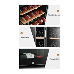 ATAAY Constant Temperature Wine Cabinet, Silent Operation, Independent Small Cold Wine Refrigerator-Touch Screen Digital Temperature Display -Kitchen Island Sale 41r2gcIP82L