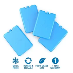Ice Lunch Chillers - Ultra-Thin Ice Packs Perfect For Everyday Use In Lunch Bags, Lunch Boxes And Coolers - 4 Pack (Blue) -Kitchen Island Sale 41r6XvRdqPL