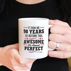 90th Birthday Gifts For Women Ninety Years Old Men Mugs Happy Funny 90 Mens Womens Womans Wives Female Man Best Friend 1933 Mug Male Unique Ideas 33 Woman Wife Gag Dad Girls Guys Good Husband -Kitchen Island Sale 41rS7E8c1dL