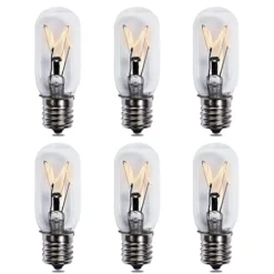 Microwave Light Bulb Under Hood WB36X10003 Whirlpool Microwave Light Bulb 40 Watt Appliance Bulb Under The Microwave Light Bulb 40W For Lava Lamps Salt Lamp Bulbs T8 E17 Base 6 Pack