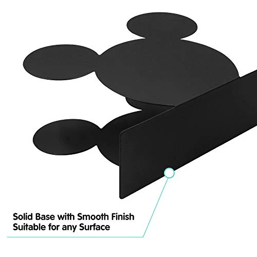 Inex Mickey Mouse Head Stainless Steel Napkin Holder Stand For Kitchen Table Party (Black) 4 Inex Mickey Mouse Head Stainless Steel Napkin Holder Stand For Kitchen Table Party (Black) - Image 4