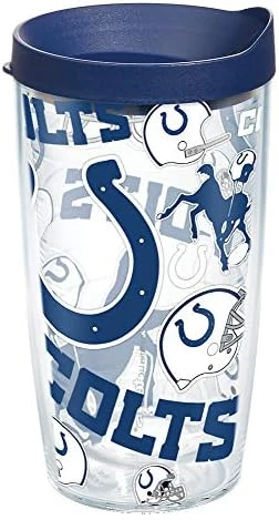 Tervis Made In USA Double Walled NFL Indianapolis Colts Insulated Tumbler Cup Keeps Drinks Cold & Hot, 16oz Mug, Tradition 11 Tervis Made In USA Double Walled NFL Indianapolis Colts Insulated Tumbler Cup Keeps Drinks Cold & Hot, 16oz Mug, Tradition - Image 11