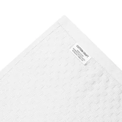Euro Café Set Of 12 Waffle Weave Pure Cotton Super Absorbent Multipurpose Kitchen Towels, Dishcloths, Tea Towels White -Kitchen Island Sale 41sOFpATujS