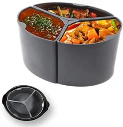 2-in-1 Silicone Slow Cooker Liners Fit For 6-7 QT Crockpot, Silicone Slow Cooker Divider Liner, Reusable/BPA Free/Leakproof/Slow Cooker Accessories Cooking Liner For 6-7 Quart Pot -Kitchen Island Sale 41sxNuLkkcL. AC