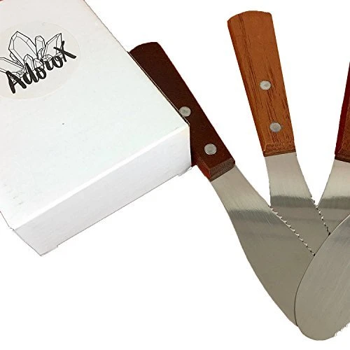 Wide Stainless Steel Spreader Kitchen Knives For Sandwiches Butter Cheese (Set Of 4) 1 Wide Stainless Steel Spreader Kitchen Knives For Sandwiches Butter Cheese (Set Of 4)