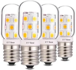 LED Microwave Refrigerator Range Hood Over Stove Appliance Replacement 8206232A E17 Intermediate Base 40W Incandescent Light Bulb 120V 3W 360lm Dimmable Warmwhite 3000K Pack Of 4¡­ -Kitchen Island Sale 41uJSjoW2kL. AC
