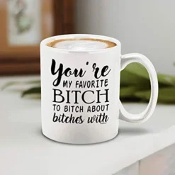 Funny Bestfriend Bridesmaid Sister Coffee Mug Gift You're My Favorite B To B About B With Ceramic Coffee Mug Tea Cup -Kitchen Island Sale 41uRth9gZyL