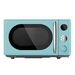 GENERIC JHSF 0.7 Cu. Ft. Retro Countertop Microwave Oven, 700 Watts, Blue