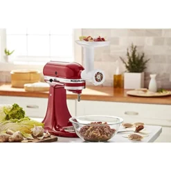 KitchenAid Attachment Food Grinder Accessory, One Size, White -Kitchen Island Sale 41uc8nMOX2L
