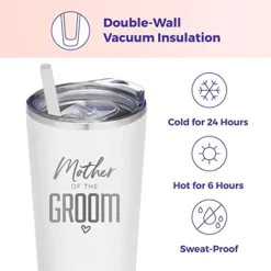 Mother Of The Groom Cup | Engraved Vacuum Insulated Stainless Steel Tumbler With Straw For Groom's Mom | Engagement Gifts | Mother Of The Groom Gifts| Bridal Party Travel Mug 10 Mother Of The Groom Cup | Engraved Vacuum Insulated Stainless Steel Tumbler With Straw For Groom's Mom | Engagement Gifts | Mother Of The Groom Gifts| Bridal Party Travel Mug -Kitchen Island Sale 41ucm1JnRkL
